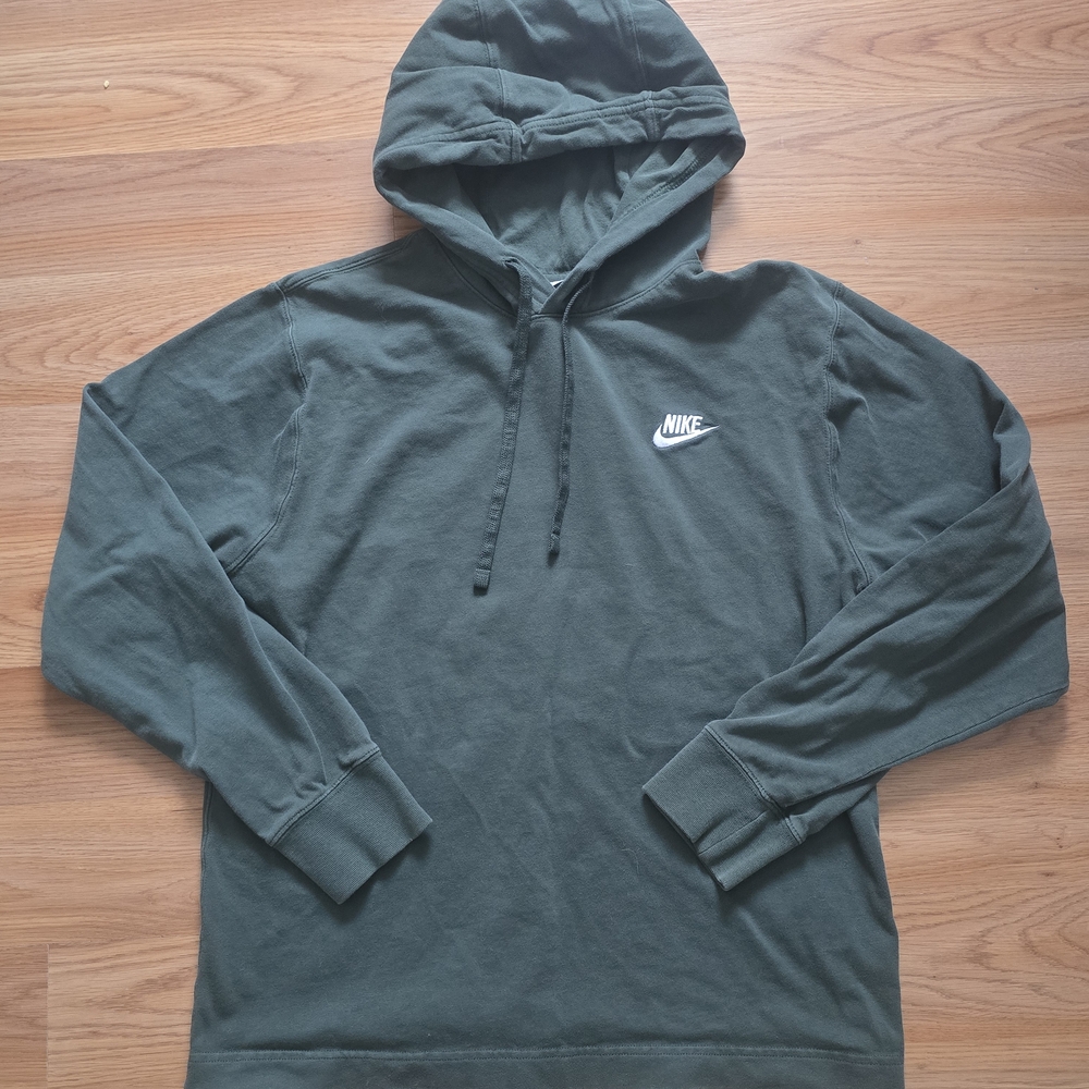 Nike Green Hooded Shirt